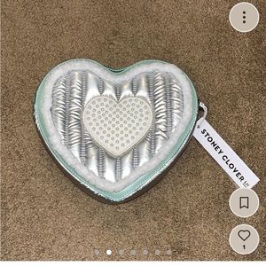 Stoney Clover Heart Pouch NWT